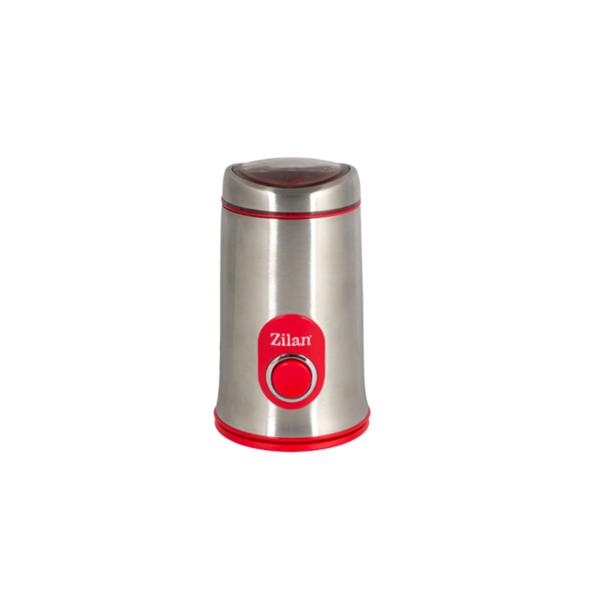 Zilan Electric Coffee Grinder 150W Stainless Red